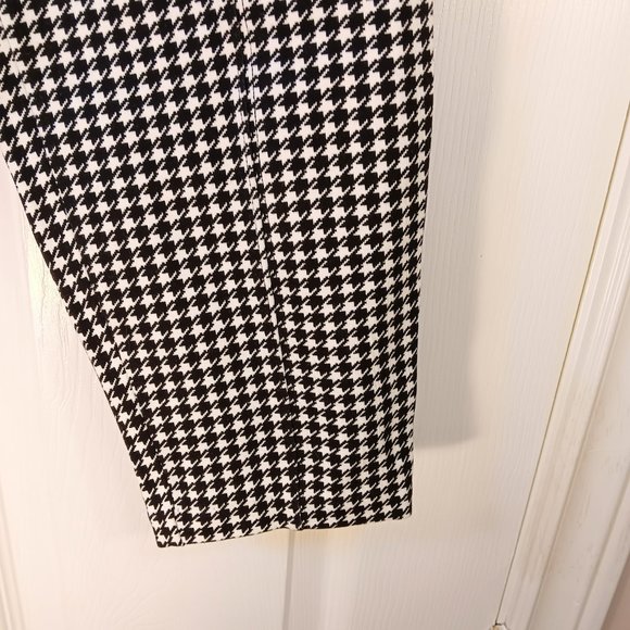 Old Navy NWT Maternity Houndstooth Dress Pants Black White Women's Size XL - Picture 6 of 16